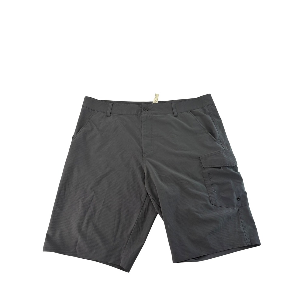 Oakley Mens Gray Performance Fit Ripstop Cargo Shorts Size 40 Stretch Hiking